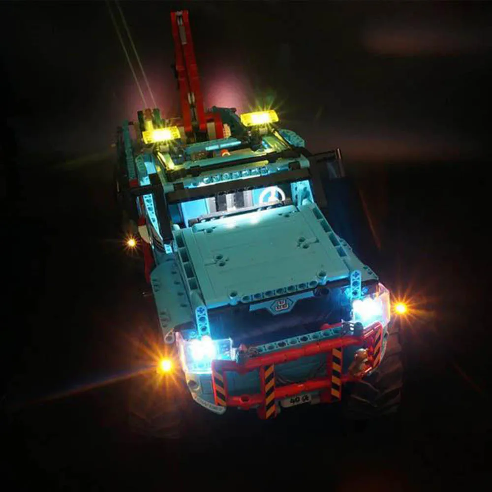 USB Light Kit for Lego 42070 Technic 6x6 All Terrain Tow Truck
