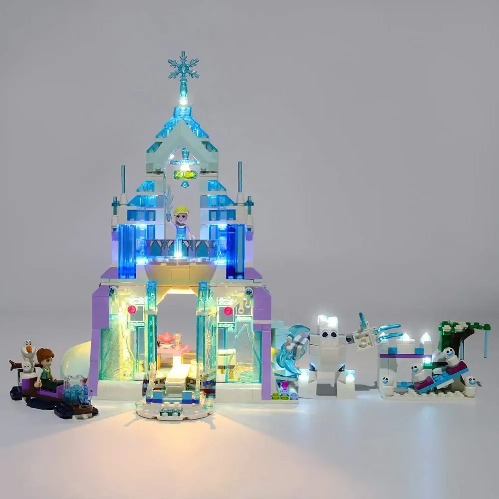 USB LED Light Set for Lego 41148 Elsa's Magical Ice Palace