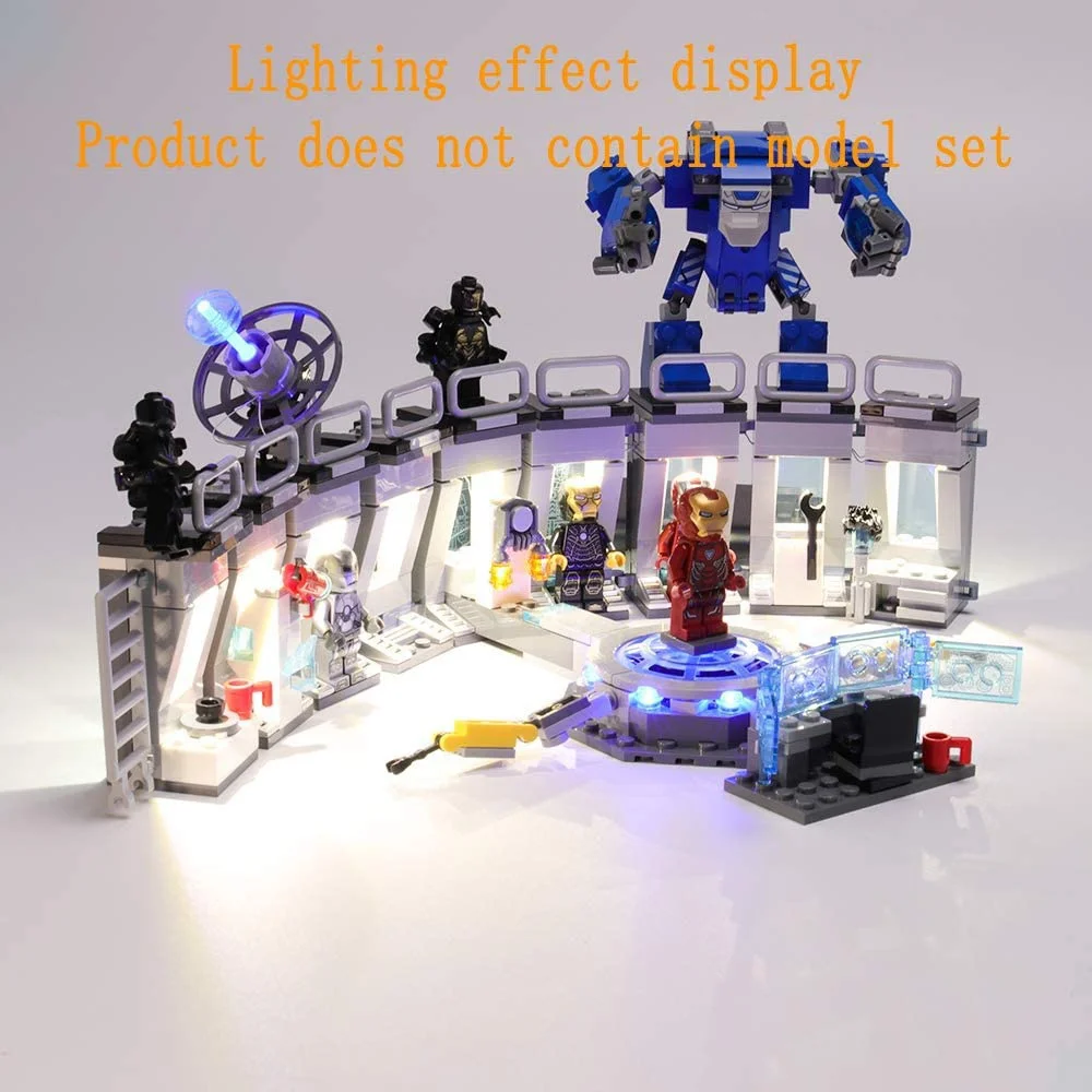 USB Light Kit for LEGO 76125 Avengers Hall of Armor