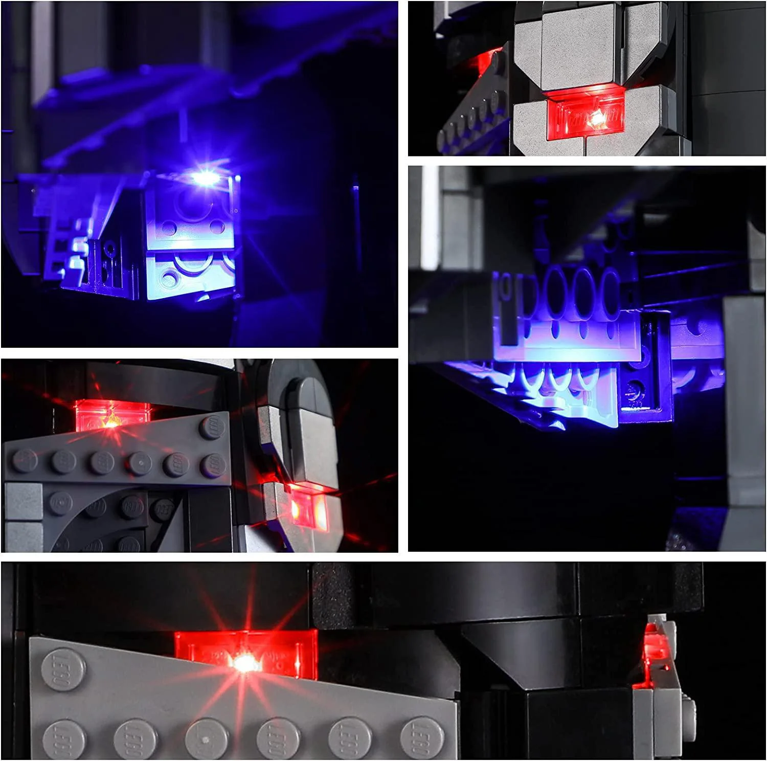 USB Light Kit for LEGO 75328 The Mandalorian Helmet