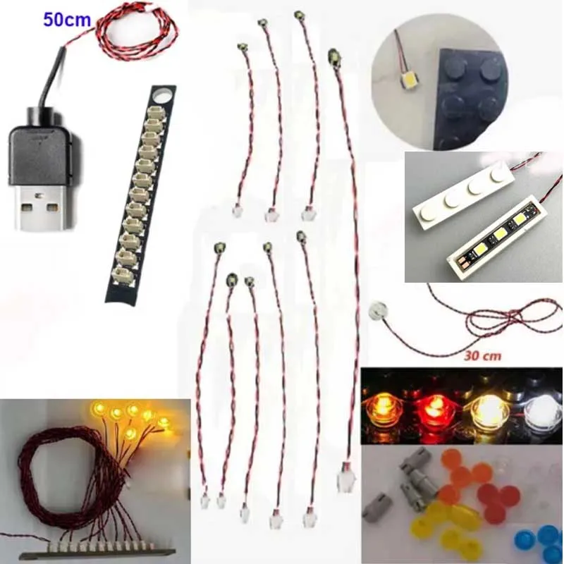 USB Light kit for LEGO 42100 Technic Excavator Liebherr R 9800