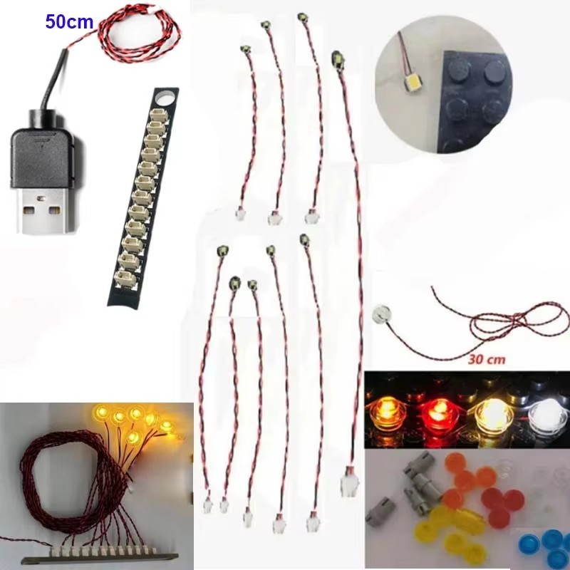 USB Lights Set for Lego 31217 The Fauna Collection Tiger 
