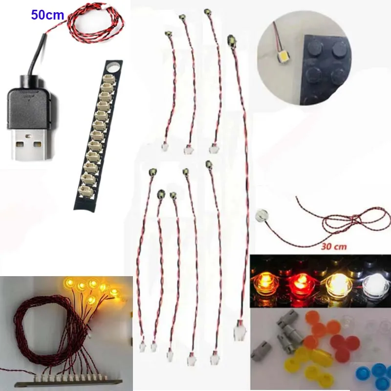 USB Light Kit for Lego 75828 Ghost-busters Ecto-1&2