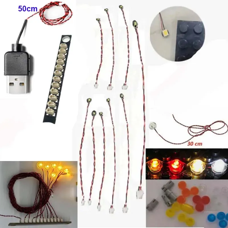 USB Light Kit for Lego 75828 Ghost-busters Ecto-1&2