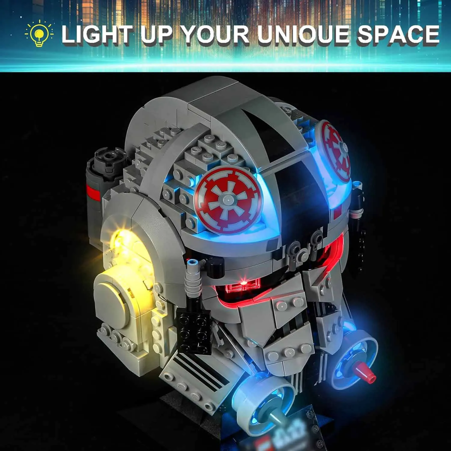 USB Lights Set for Lego 75429 At-At Driver Helmet
