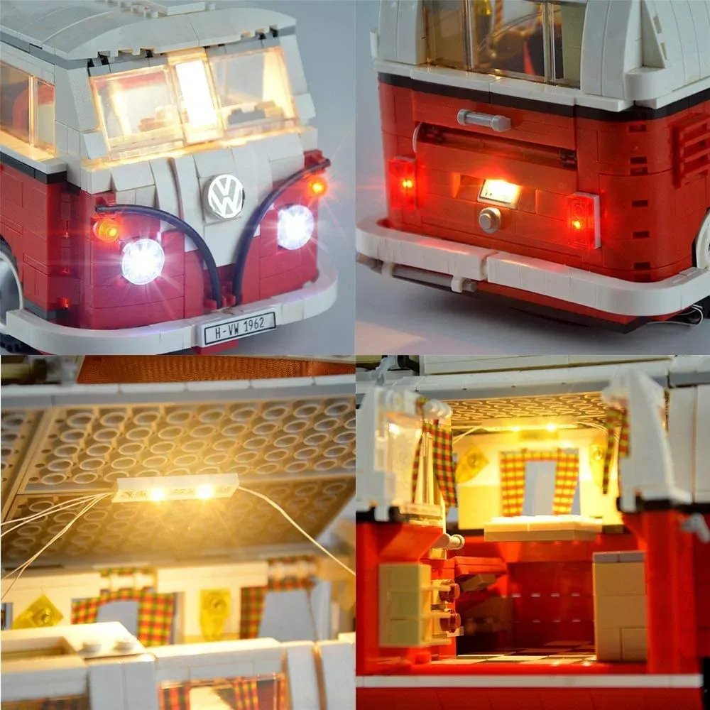 USB Light Kit for Lego 10220 T1 Camper Van