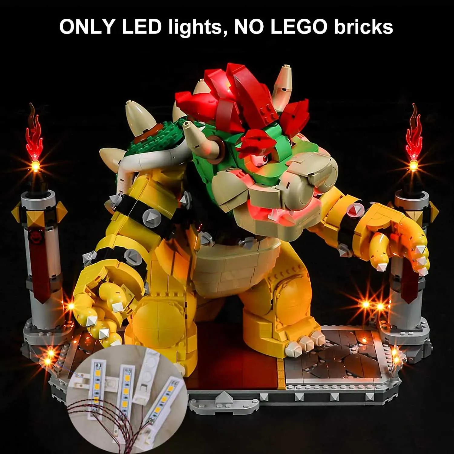 USB Light Kit for Lego 71411 The Mighty Bowser