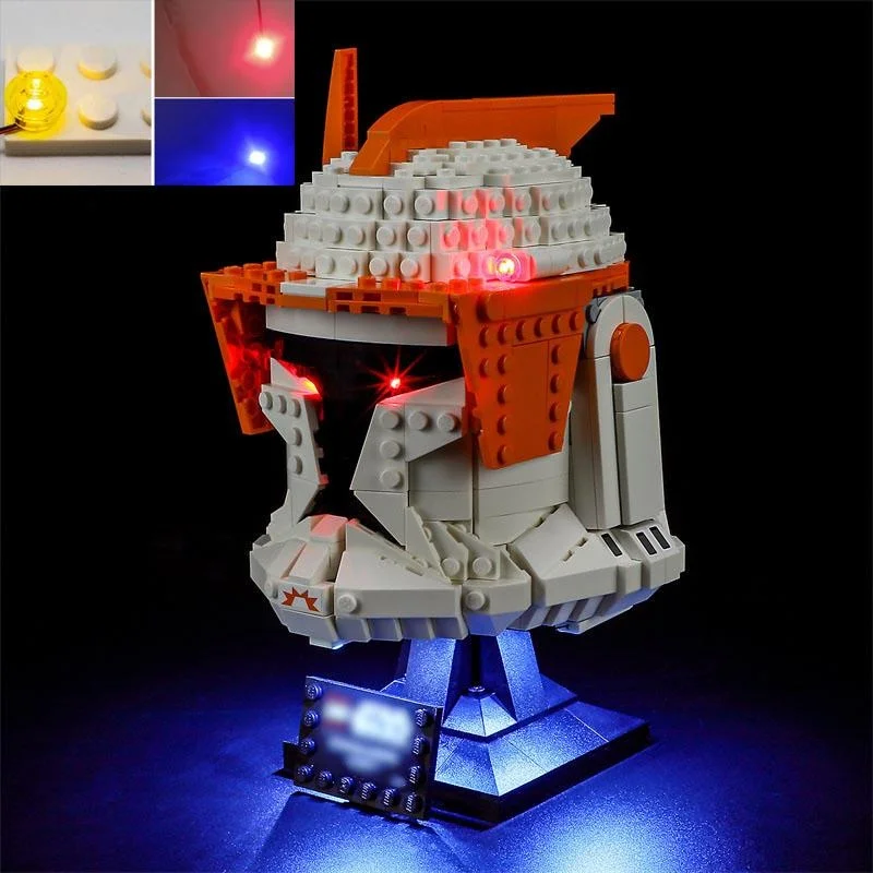 USB Lights Set for Lego 75350 Clone Commande Cody Helmet