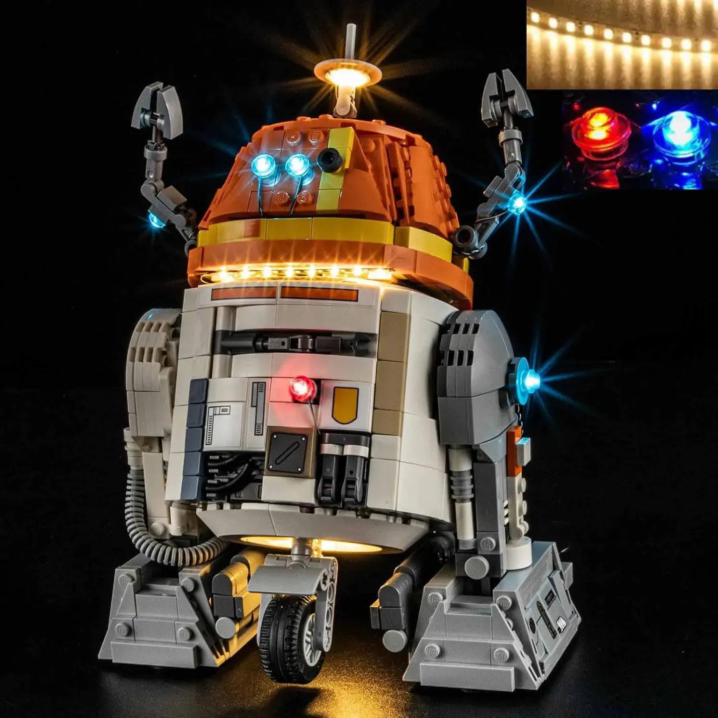 USB Lights Set for Lego 75416 Chopper C1-10P Astromech Droid