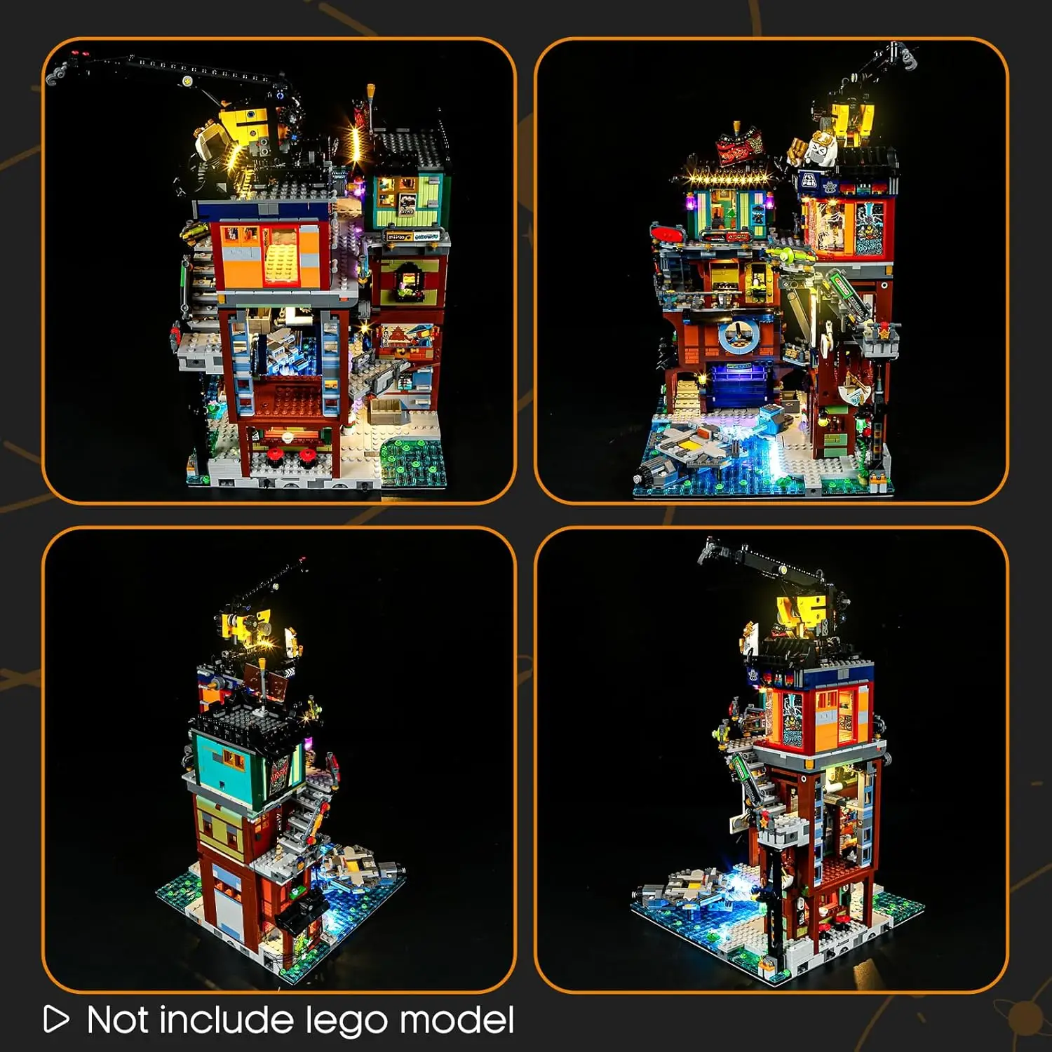 USB Lights Set for Lego 71837 NINJAGO City-Workshops