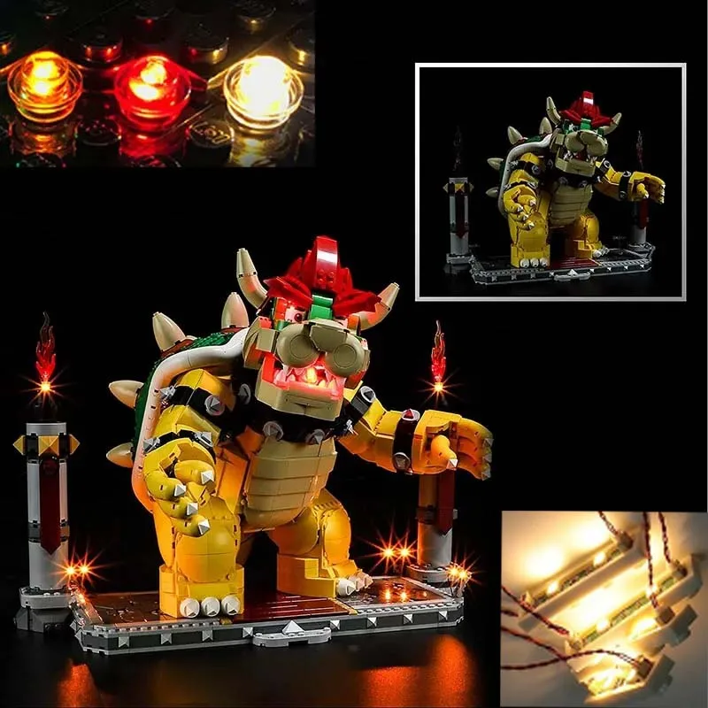 USB Light Kit for Lego 71411 The Mighty Bowser