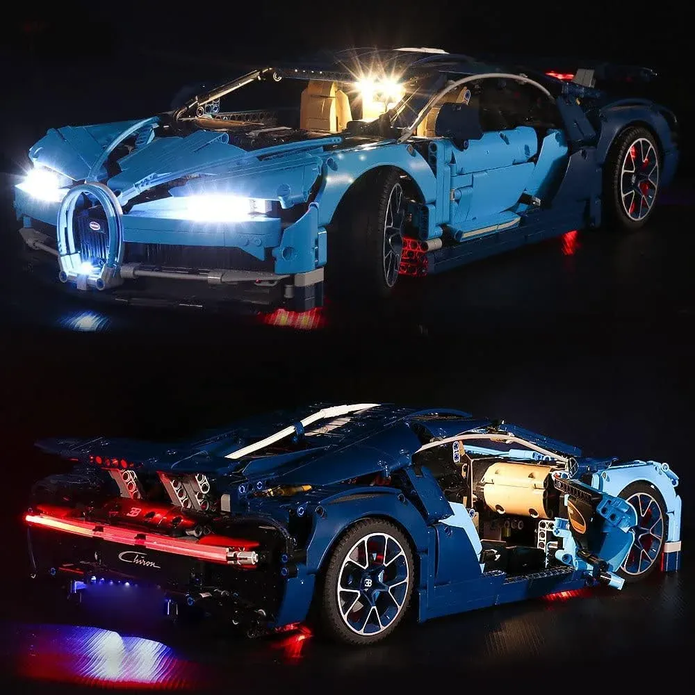 USB Light Kit for Lego 42083 Bugatti Chiron Speed Car Brick