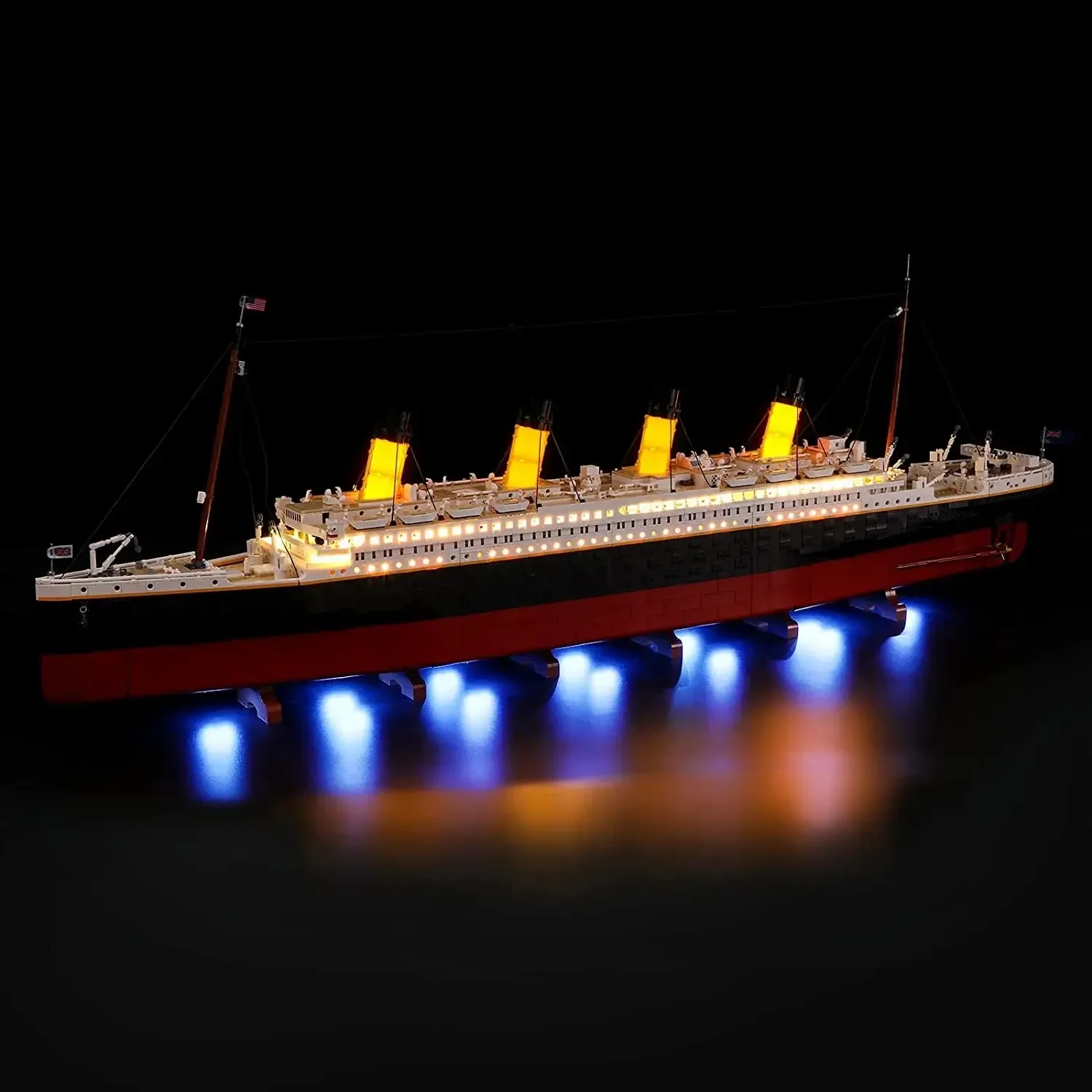 USB Light Kit for LEGO 10294 Creator Titanic(For 9090 pieces VRSION )