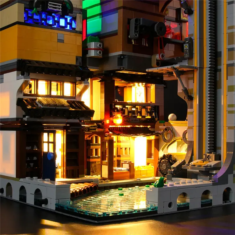 USB Light Light Kit For LEGO 70620 Ninjago City