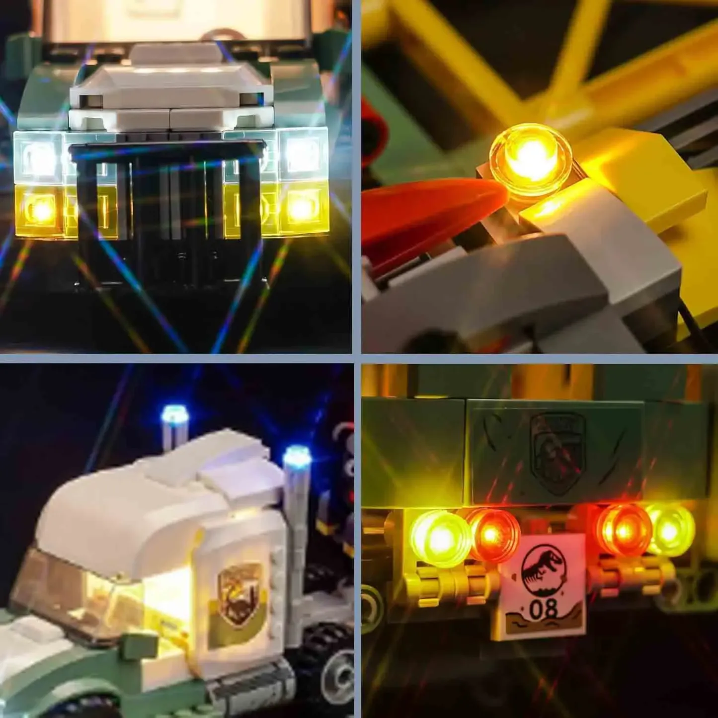 USB Lights Set for Lego 76966 Allosaurus Transport Truck