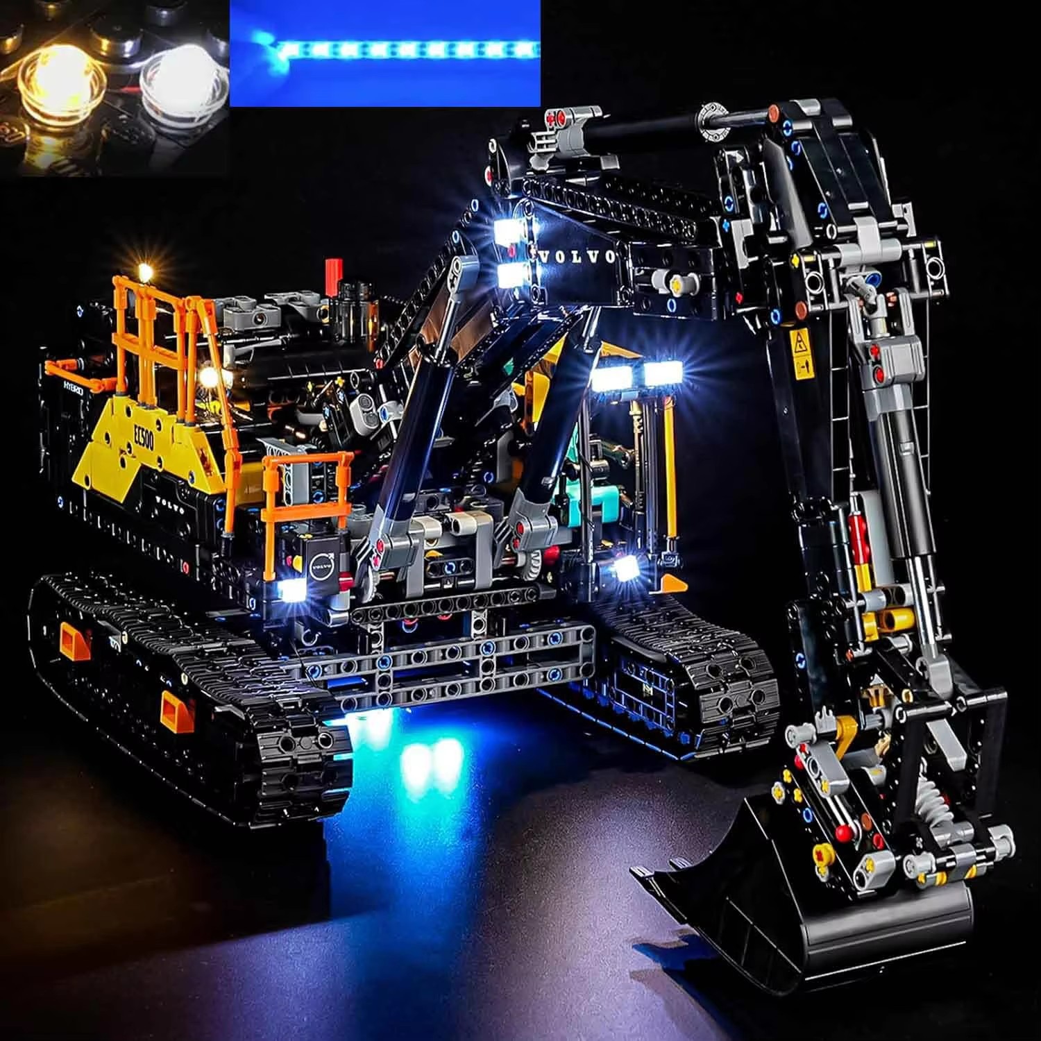 USB Light Kit for Lego 42215 Technic Volvo EC500 Hybrid Excavator