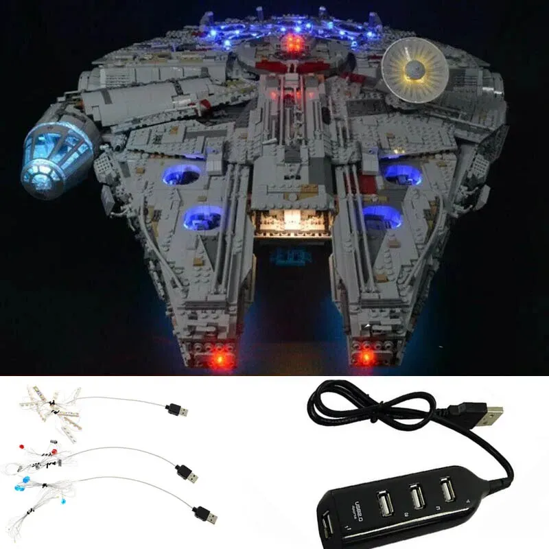 USB Light Kit For LEGO 75192 MOC UCS Super Falcon Millennium