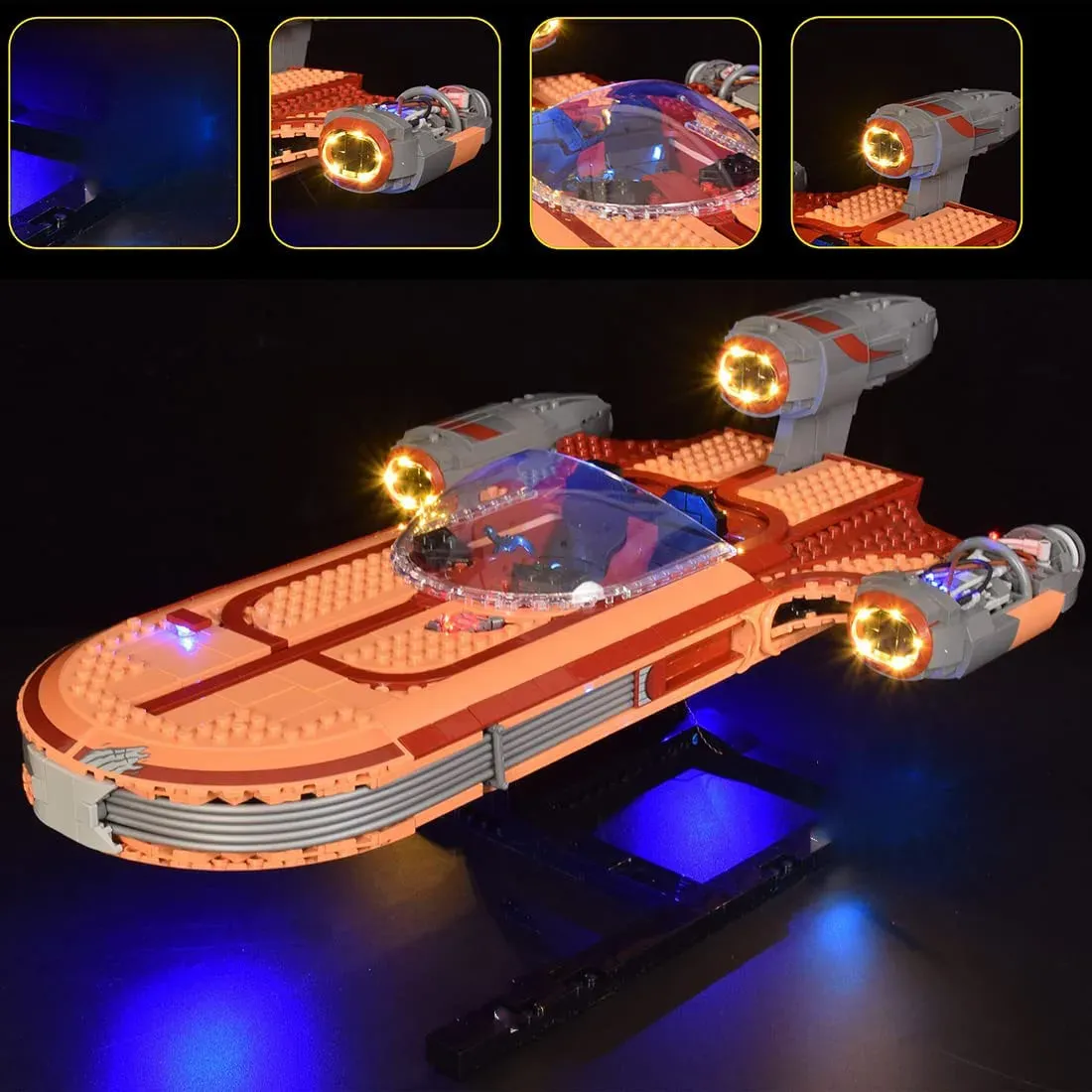 USB Light Kit for LEGO 75341 Luke Skywalker's Landspeeder