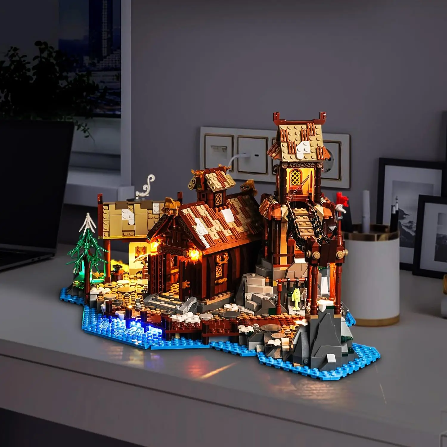 USB Light Kit for Lego 21343 Viking Village