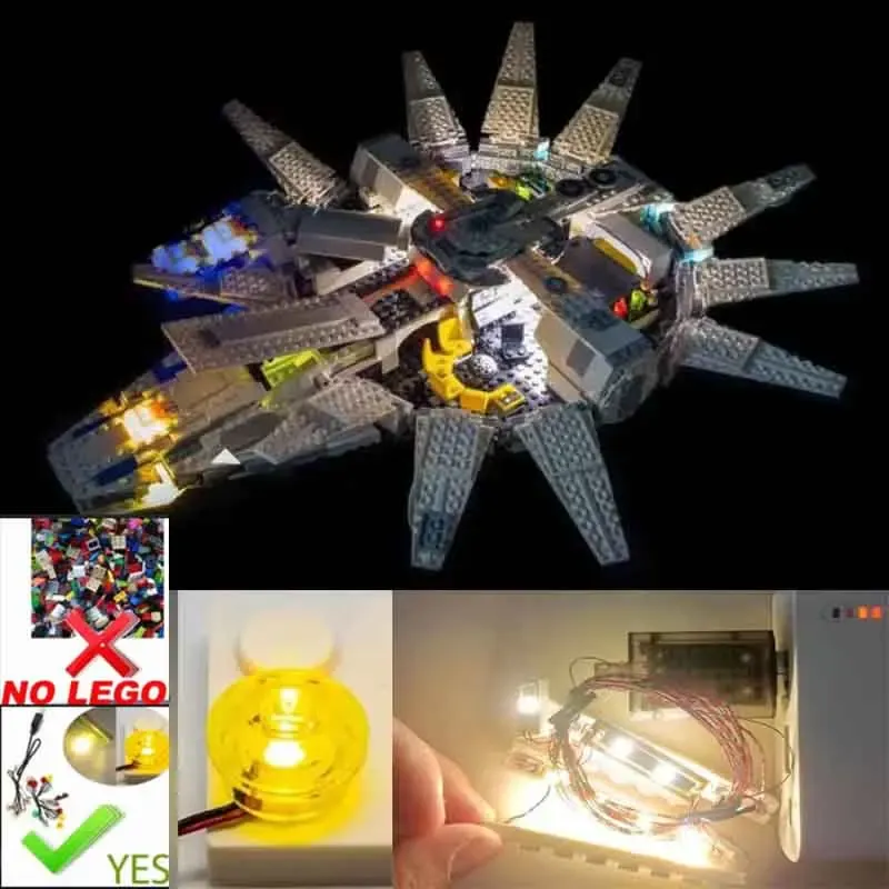 USB Light Kit For LEGO 75212 Falcon Millennium