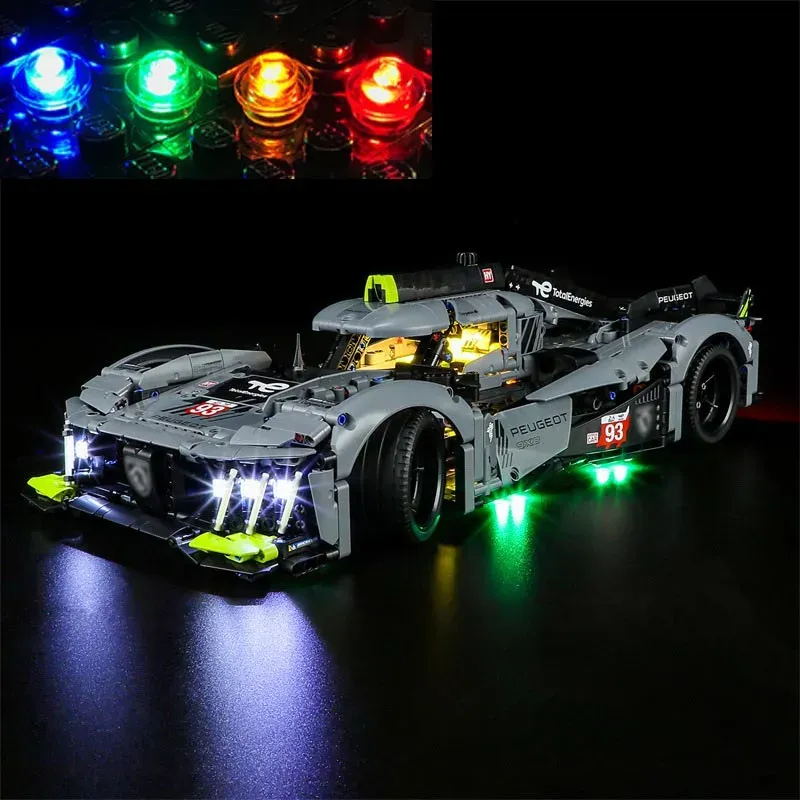 USB Light Kit for LEGO 42156 9X8 24H Le Mans Race Car