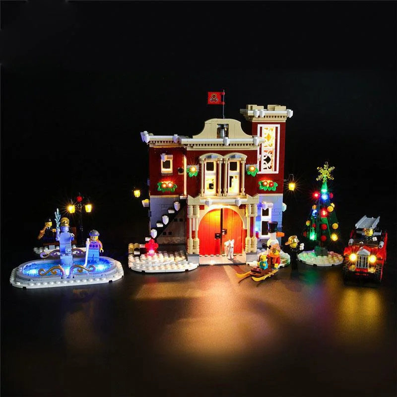 USB Light Kit for Lego 10263 Creator Expert Winter Village Fire Station