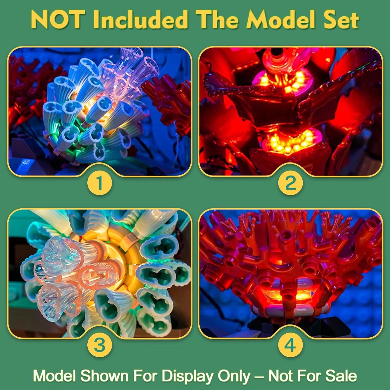 USB Light Kit for Lego 10366 Tropical Aquarium