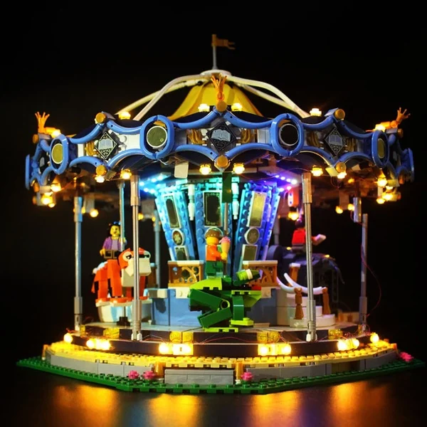 USB Light Kit for Lego 10257 Carousel Merry-go-round Creator Expert
