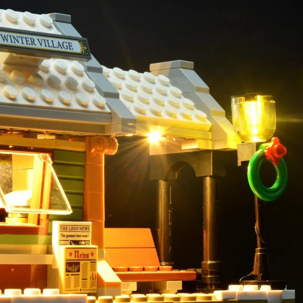 USB Light Kit for Lego 10259 Winter Village Station