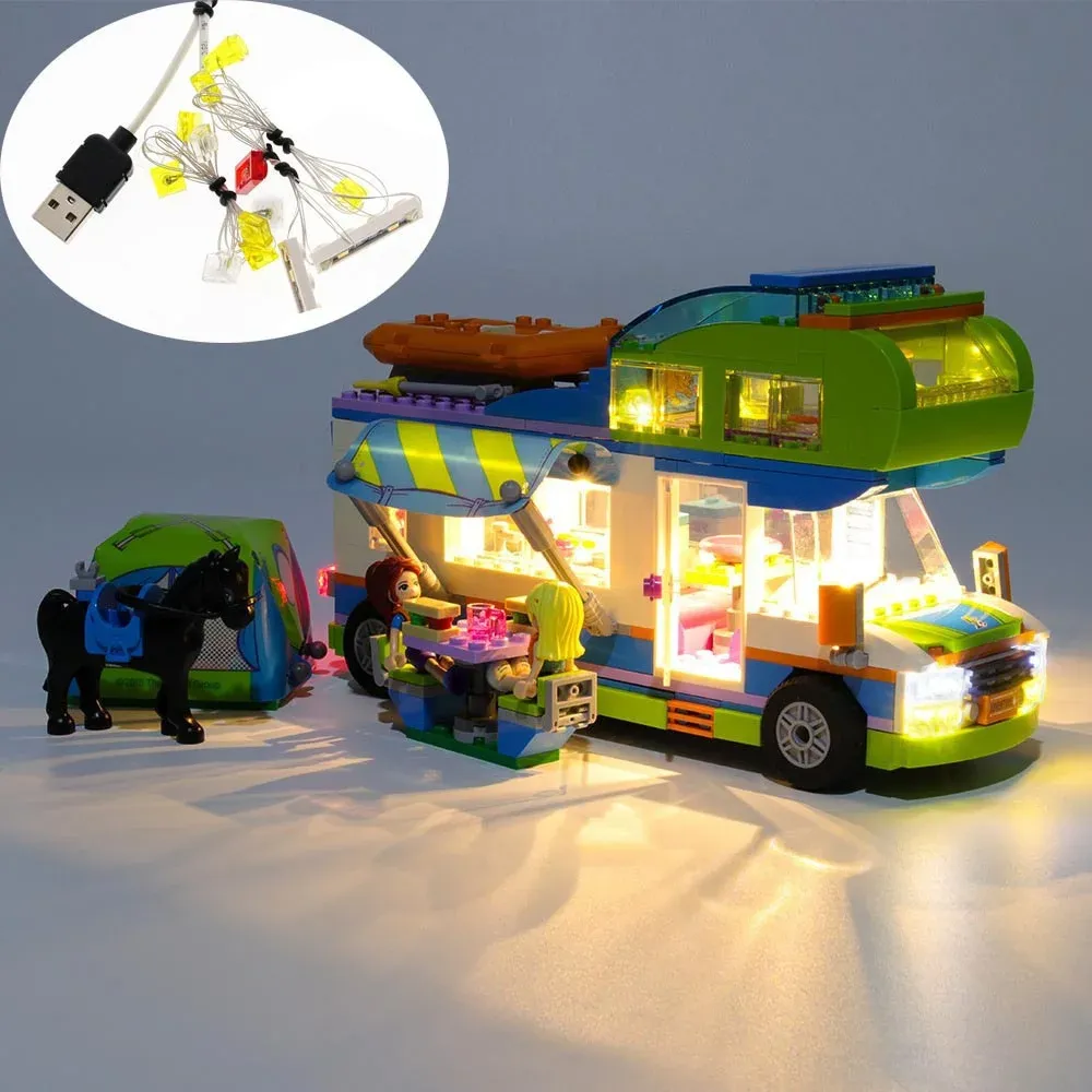 USB Light Kit for Lego 41339 Friends Heartlake Mias Camper Van