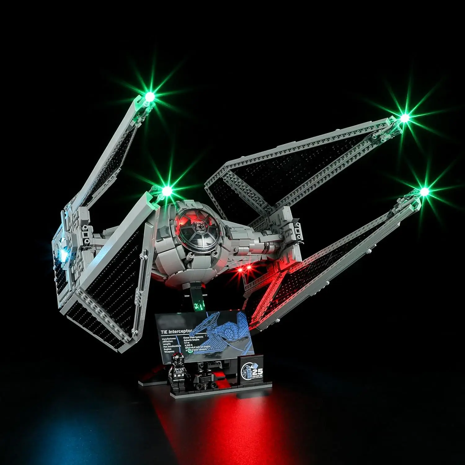 USB Lights Set for Lego 75382 UCS TIE Interceptor