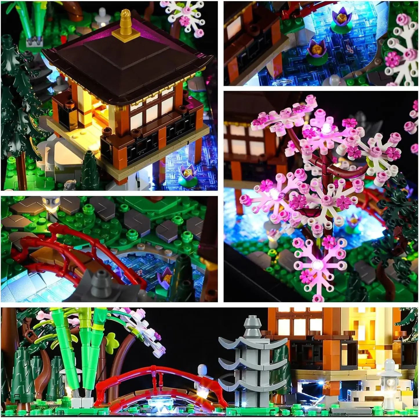 USB Light Kit for Lego 10315 Icons Tranquil Garden