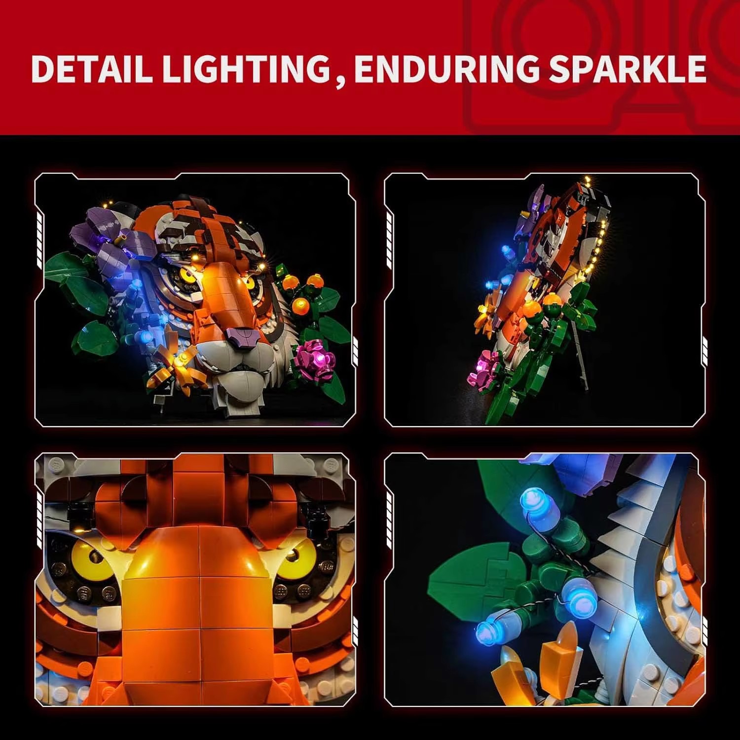 USB Lights Set for Lego 31217 The Fauna Collection Tiger 