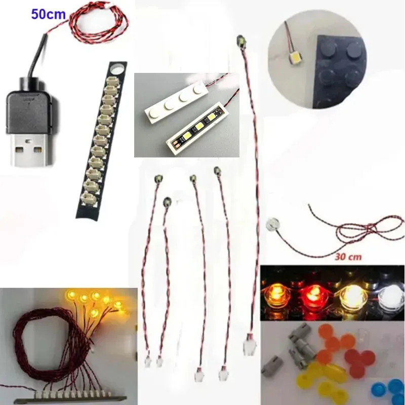 USB Lights Set for Lego 21347 Ideas Red London Telephone Box