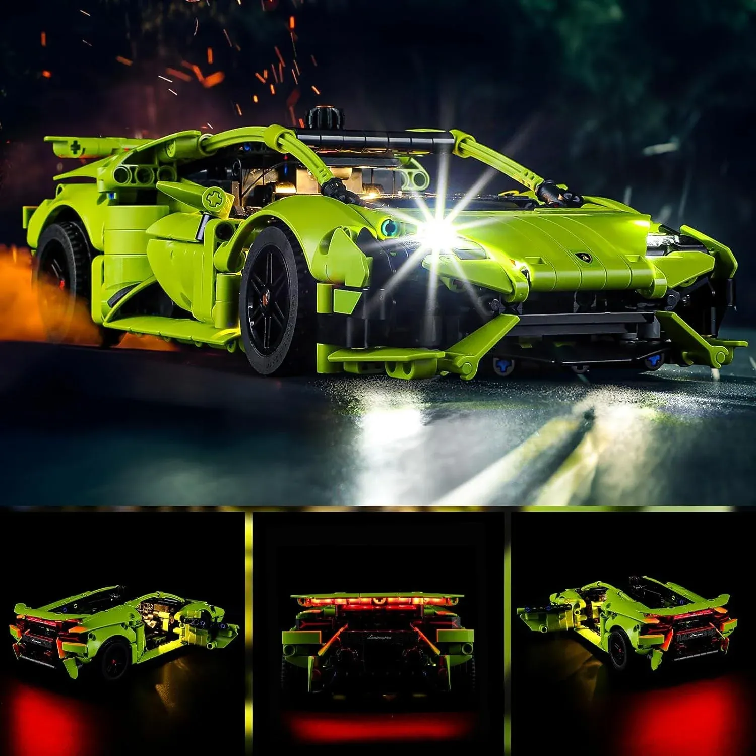 USB Lights Set for LEGO 42161 Technic Lamborghin Huracán Tecnica 