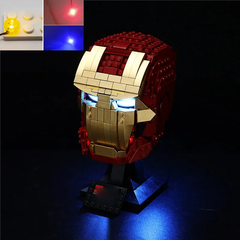 USB Light Kit for Lego 76165 Iron Man Helmet