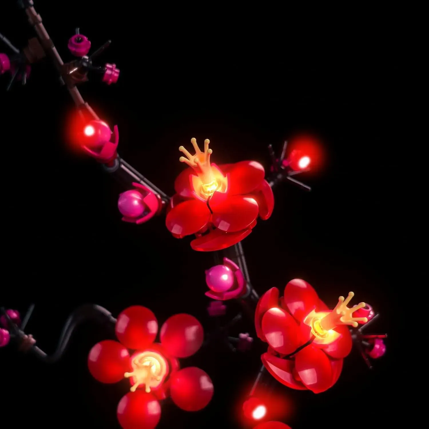 USB Lights Set for Lego 10369 Icons Plum Blossom Flower 