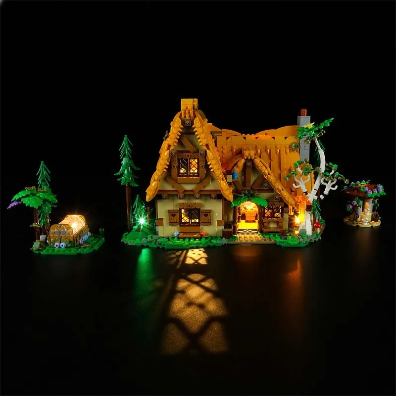 USB Lights Set for Lego 43242 Snow White and The Seven Dwarfs Cottage