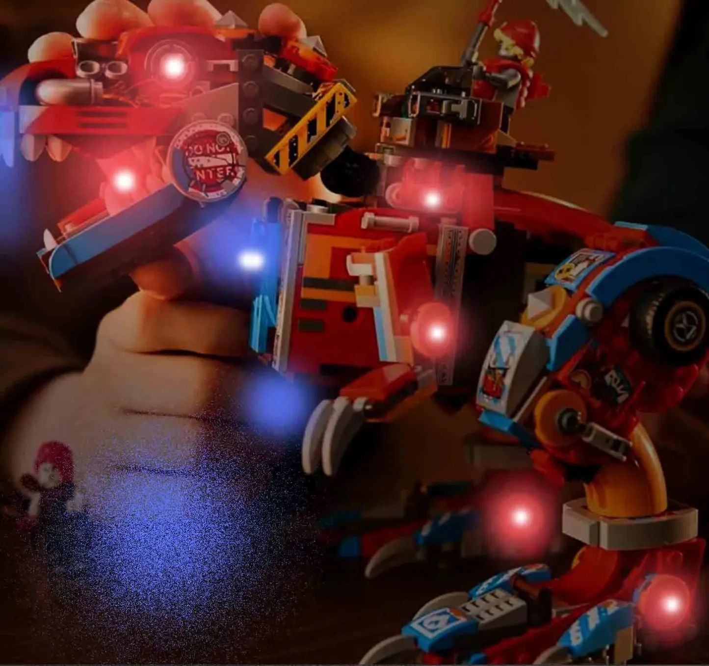 USB Lights Set for Lego 71484 Dreamzzz Coopers Robot Dinosaur C-Rex