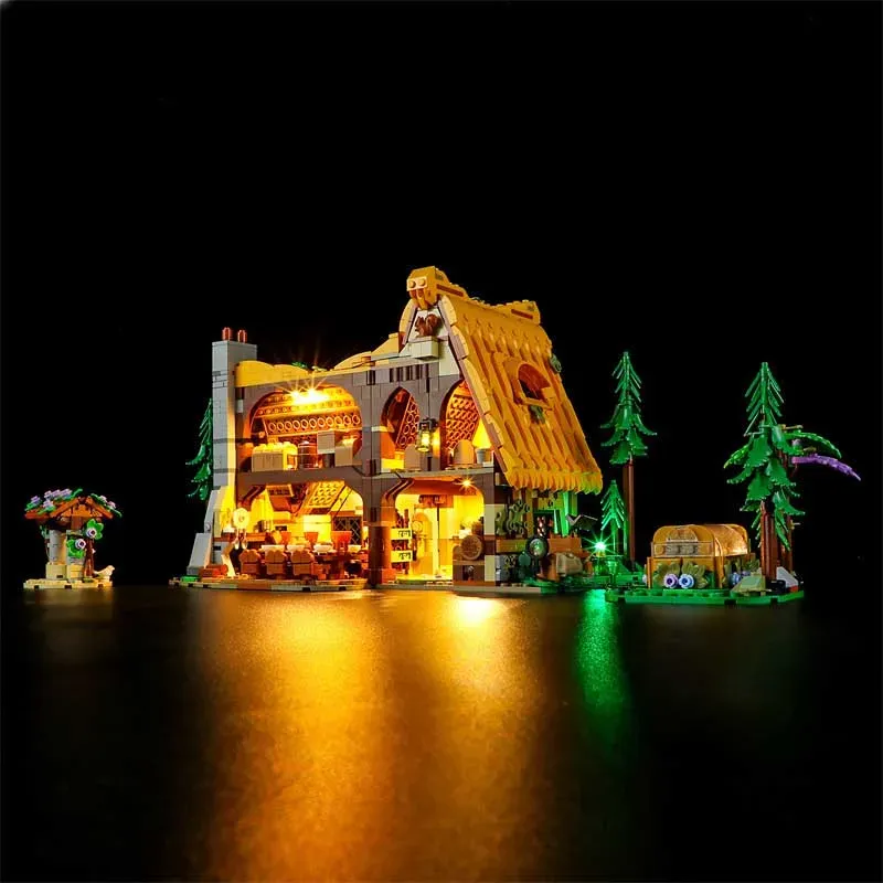 USB Lights Set for Lego 43242 Snow White and The Seven Dwarfs Cottage