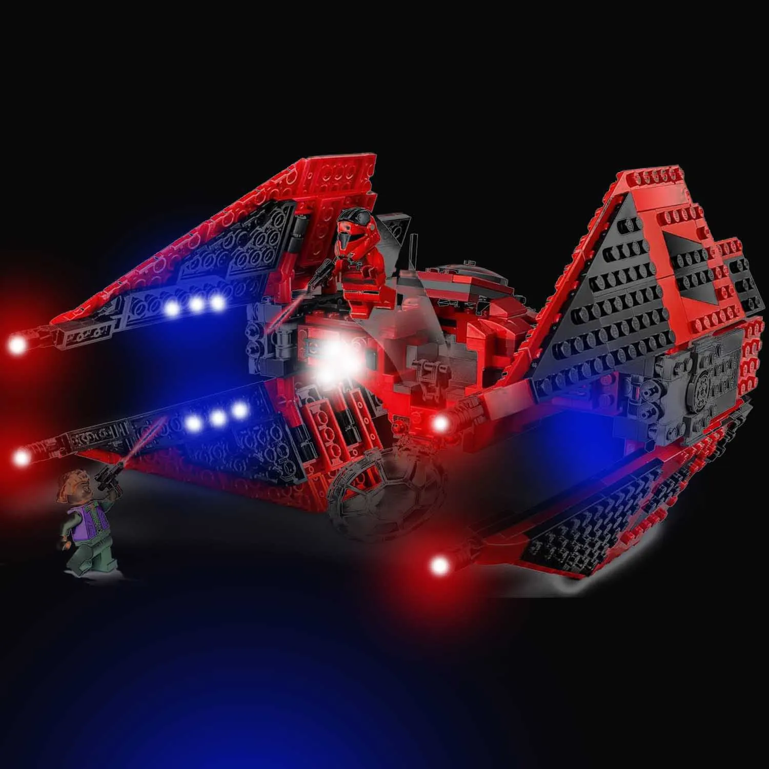 USB Lights Set for Lego 75240 Star Wars Resistance Major Vonregs TIE Fighter