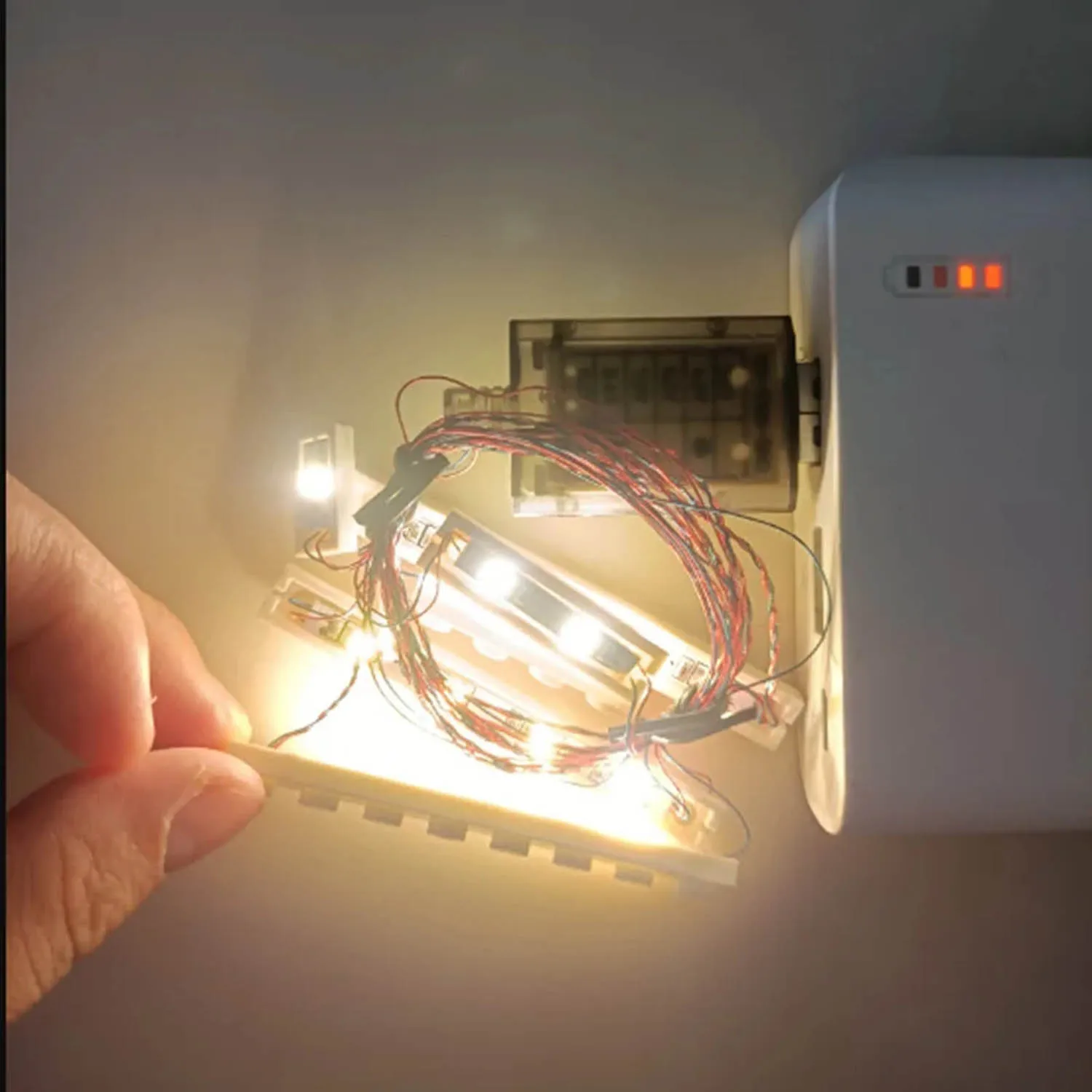 USB Light Kit for Lego 10190 European Market Avenue