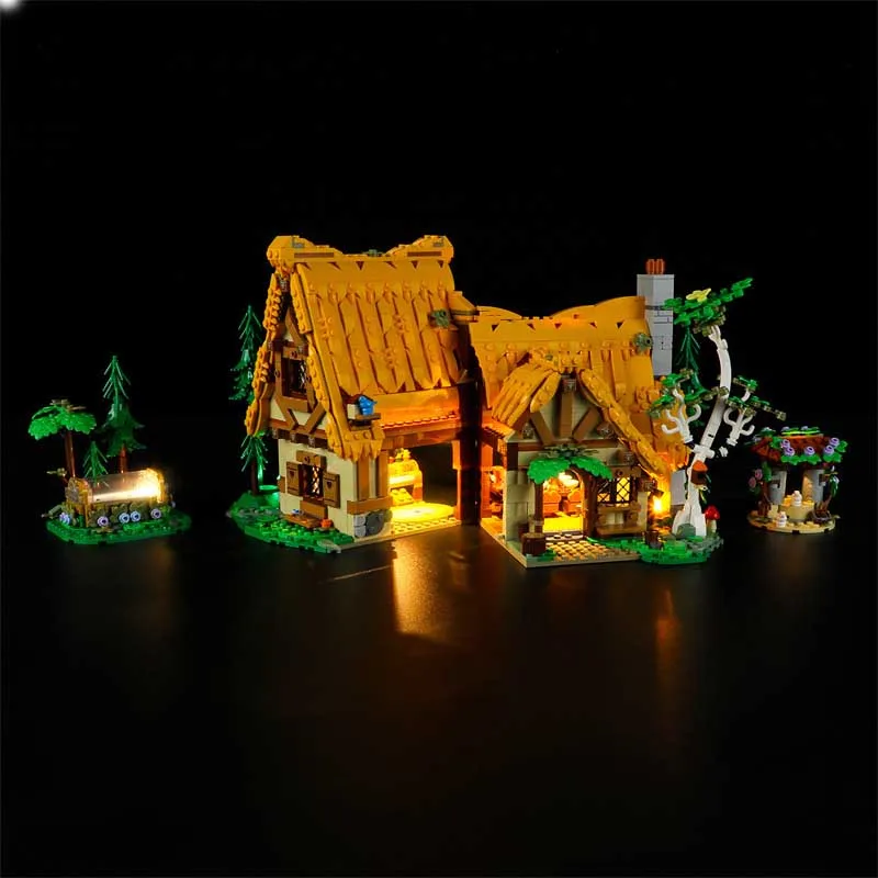 USB Lights Set for Lego 43242 Snow White and The Seven Dwarfs Cottage