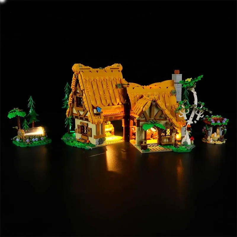 USB Lights Set for Lego 43242 Snow White and The Seven Dwarfs Cottage