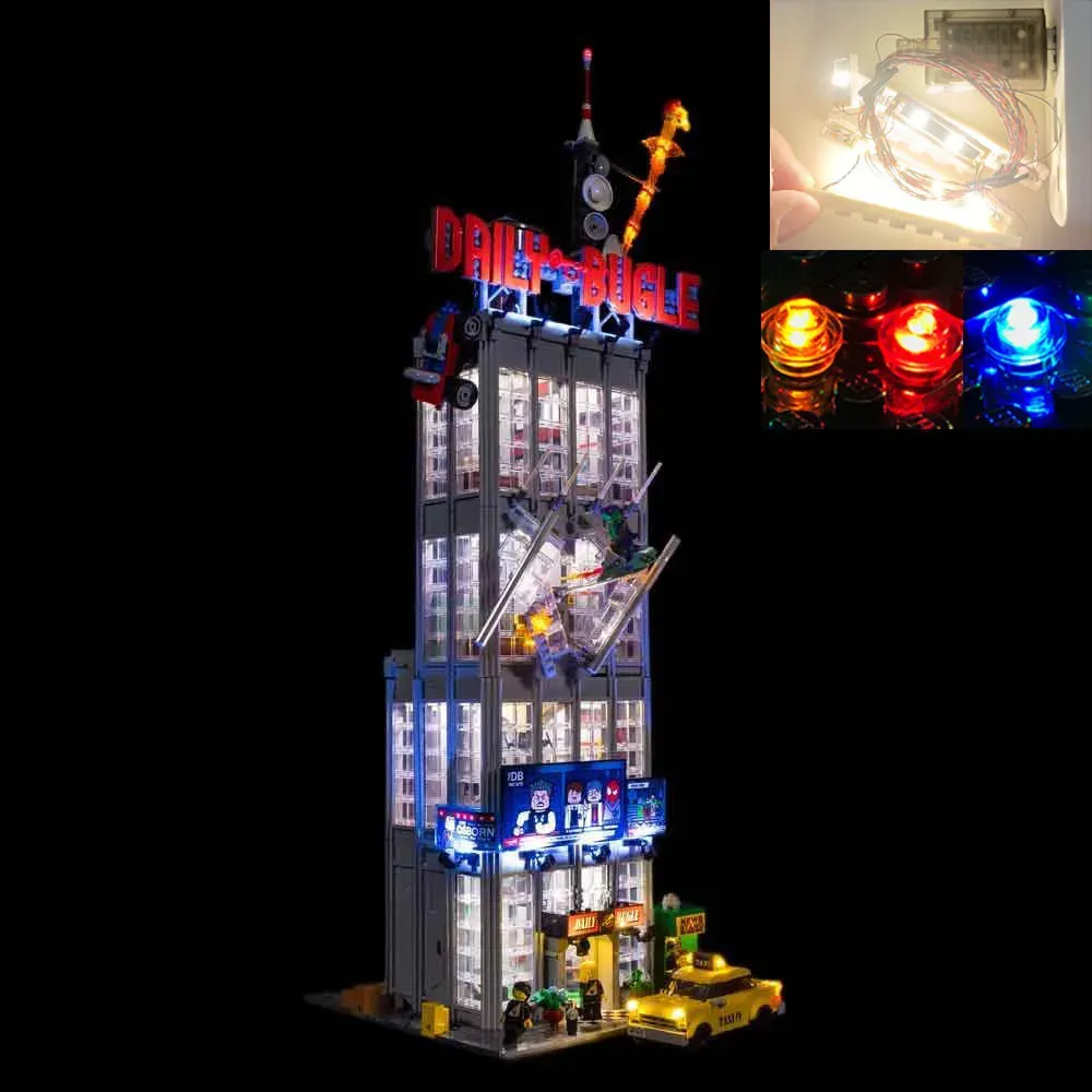 USB Light Kit for Lego 76178 Daily Bugle