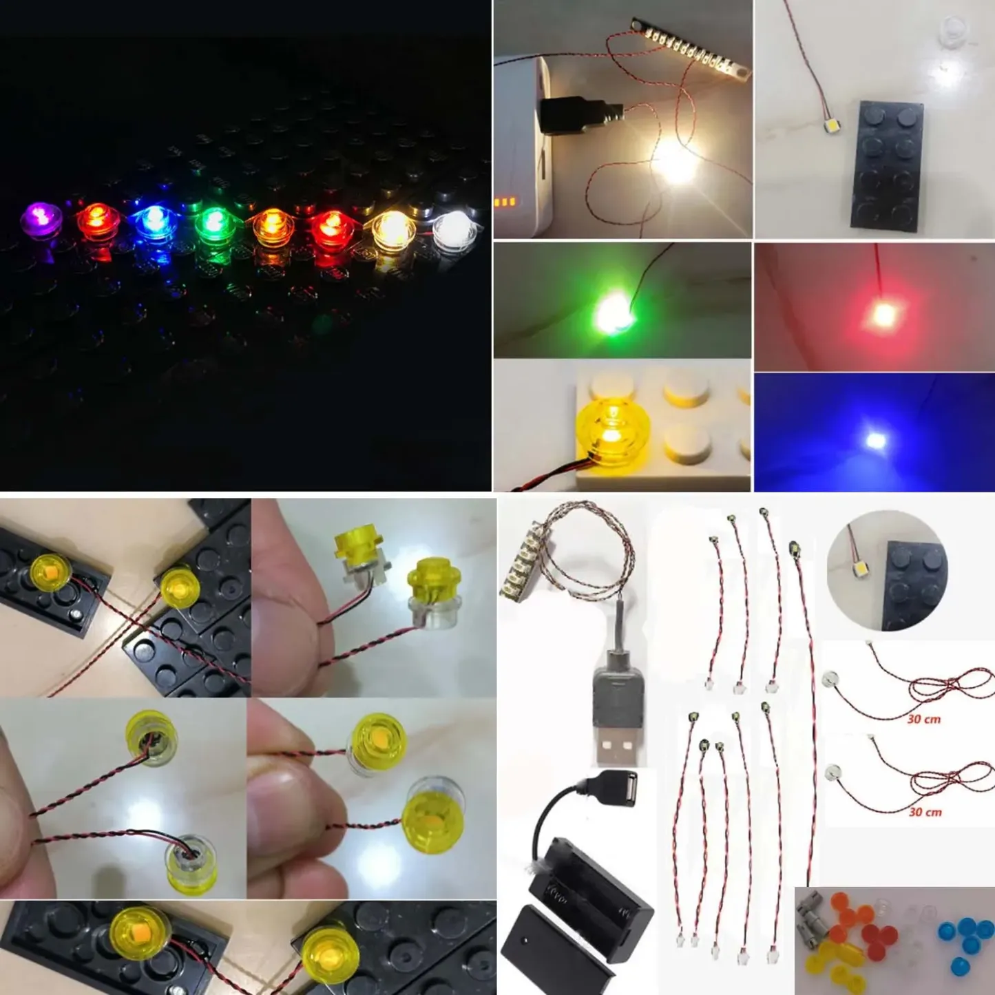 USB Light Kit for Lego 43215 Disney The Enchanted 2-Level Tree House