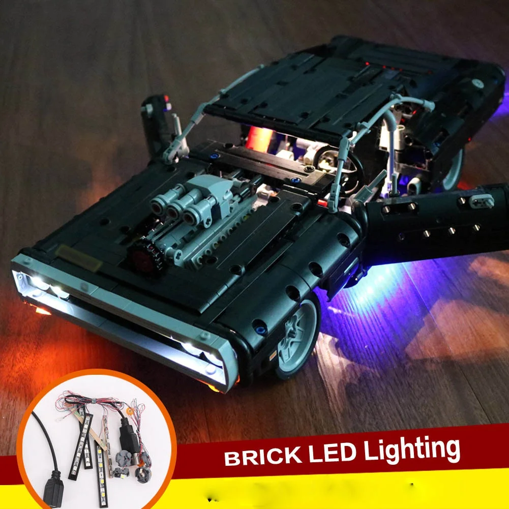 Light Kit for LEGO 42111 Technic DOM DODGE CHARGER