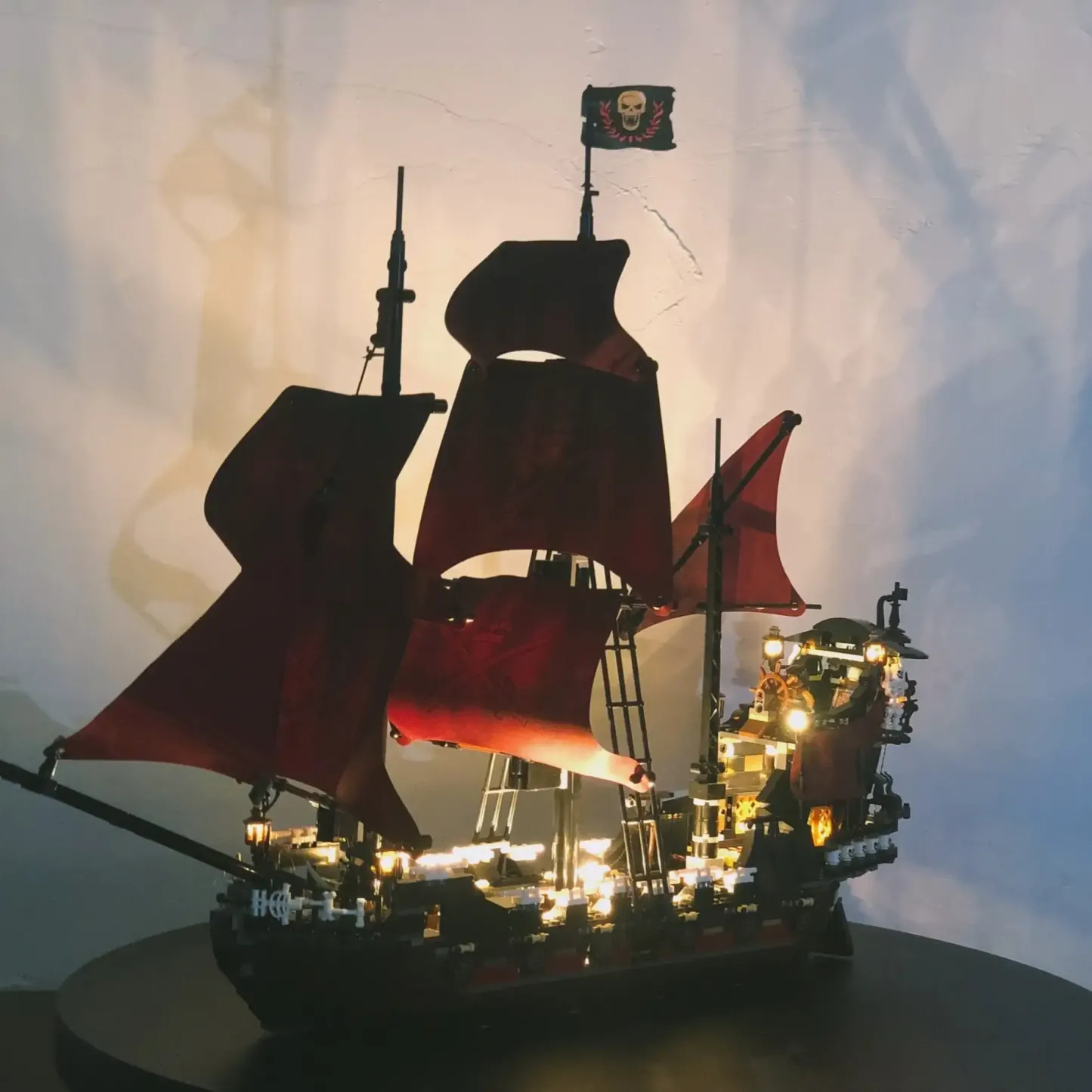 USB Light Kit For Lego 4195 Queen Anne Ship Boat