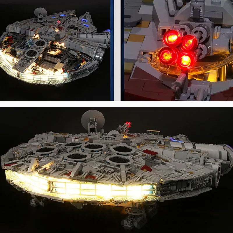 USB Light Kit For LEGO 75192 MOC UCS Super Falcon Millennium