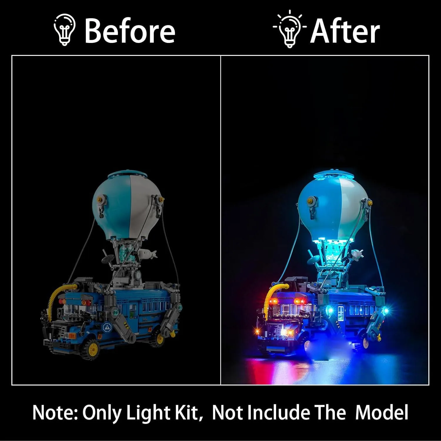USB Lights Set for Lego 77073 Fortnite Battle Bus